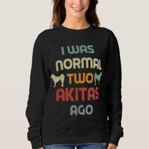 Retro Dog Mom Gifts Women Men Kids Funny Akita Lov Sweatshirt