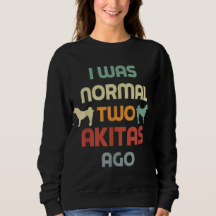 Retro Dog Mom Gifts Women Men Kids Funny Akita Lov Sweatshirt