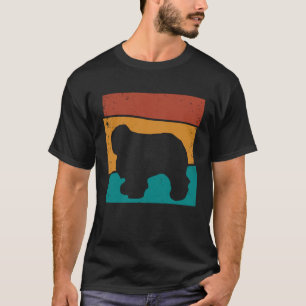 Retro Dog Old English Sheepdog T-Shirt