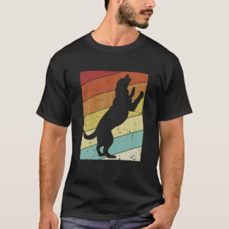 Retro Dogfather Dog Daddy Dog Mom Dog Lover Dog T-Shirt