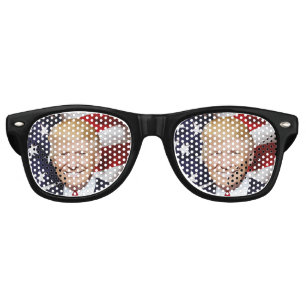 RETRO DONALD TRUMP PARTY FUN (SUN) GLASSES! RETRO  SUNGLASSES