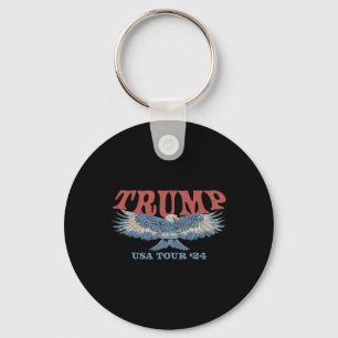 Retro Donald Trump Take America Byck Election  Keychain