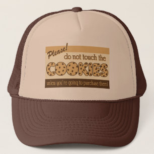 Retro Don't Touch the Cookies Trucker Hat