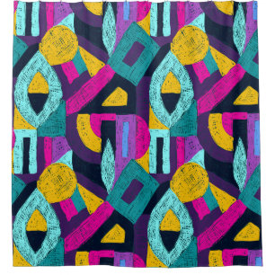 Retro doodles: geometric pop art.