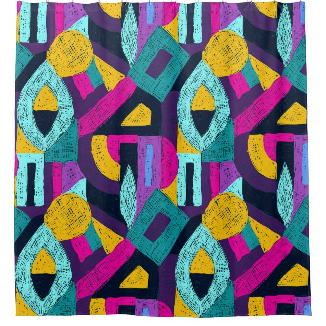 Retro doodles: geometric pop art. (Front)