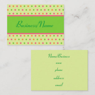 Retro Dot Business Card