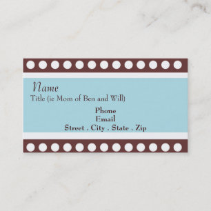 Retro Dots Mommy Card