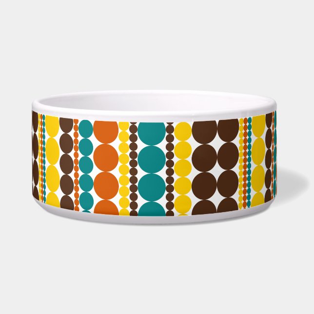 Retro Dots Vertical Stripe Pattern (Front)