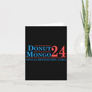 Retro Doughnut Mongo 2024 Funny Meme  Card