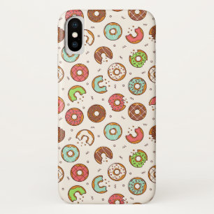 Retro Doughnut Pattern Cute Colourful Style Case-Mate iPhone Case