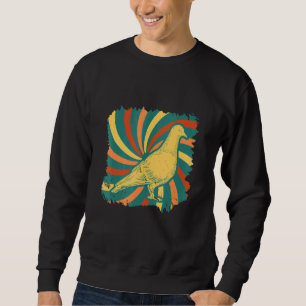 Retro Dove Bird Pigeon Breeding Pigeons 1 Sweatshirt
