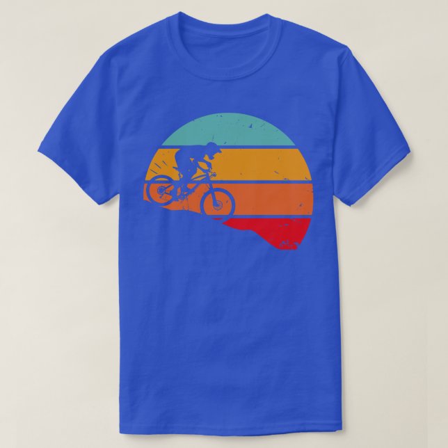 Retro downhill mountain biking T-Shirt (Design Front)