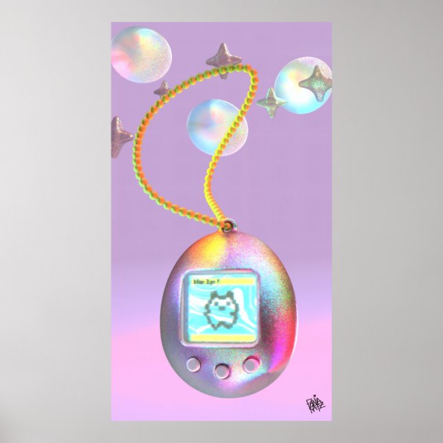 Retro Dream Pet Poster (Front)