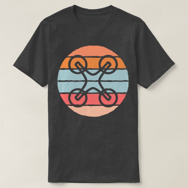 Retro Drone 1  T-Shirt (Design Front)