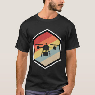 Retro Drone   T-Shirt