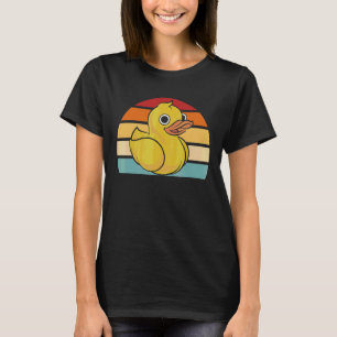 Retro Duck  Duckling Bath Toy Duckie Rubber Duck T-Shirt