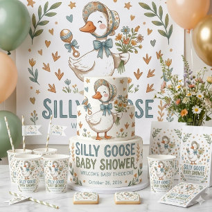 Retro Duck & Gosling Baby Shower  Paper cup