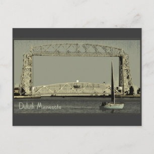 Retro Duluth Minnesota Postcard
