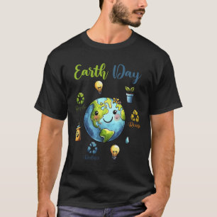 Retro Earth Day Reduce Reuse Recycle T-Shirt
