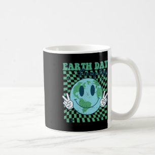 Retro Earth Day Save Planet Trendy Women Teacher K Coffee Mug