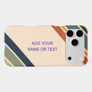 Retro Earth Tone Personalized Custom Name i