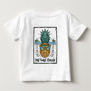 Retro East Coast the artwork is in both sides Baby T-Shirt