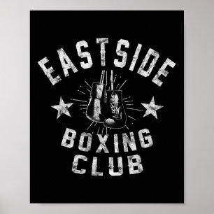 Retro East Side Boxing Club - Vintage Distressed Poster