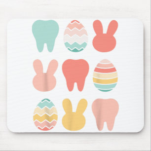 Retro Easter Dentist Dental Istant Oral Hygienist Mouse Pad