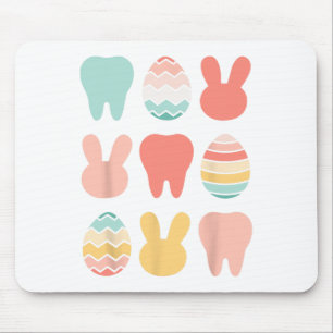 Retro Easter Dentist Dental Istant Oral Hygienist  Mouse Pad