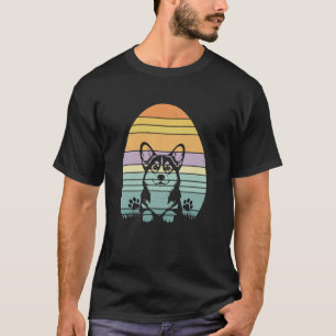 Retro Easter Egg Corgi Easter Day Womens Mens Kids T-Shirt