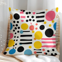 Retro Eclectic Colourful Dots and Lines