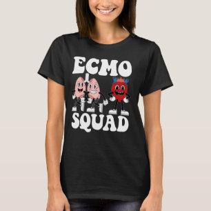 Retro ECMO Nurse Squad Ecmo Specialist Crew Cvicu  T-Shirt