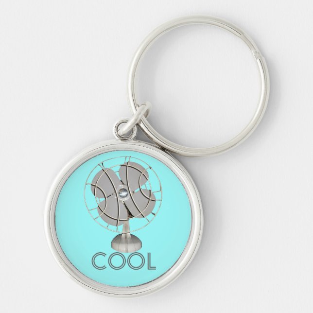 Retro Electric Fan Keychain (Front)