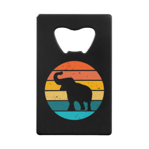 Retro Elephant Credit Card Bottle Opener