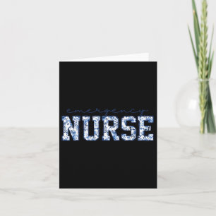 Retro Emergency Department Coquette Bows Er Nurse Card