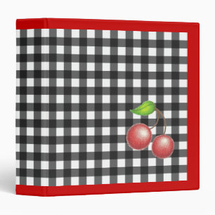 Retro En vichy Classeur Cherry