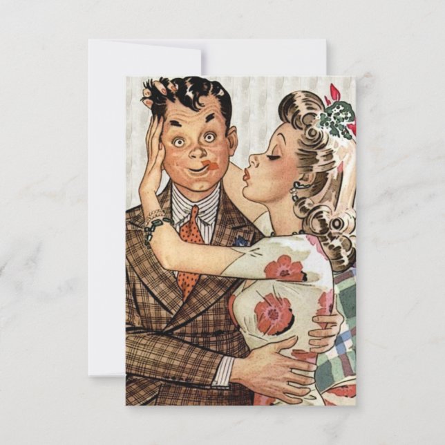 Retro Engagement Dinner V2 Invitation (Front)