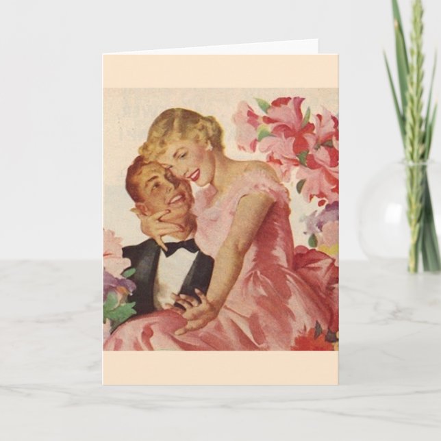 Retro Engagement Note Card (Front)