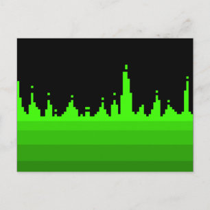 Retro Equalizer Postcard