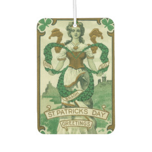Retro - Erin Go Braugh. St. Patricks Day Greetings Air Freshener