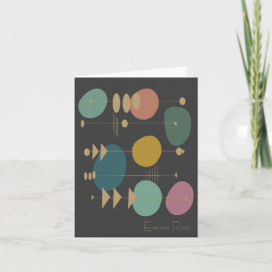 Retro Espace Atmosphérique Moyen Siècle Moderne