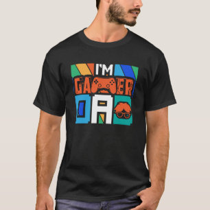 Retro Esports I am A Gamer Dad Geek T-Shirt