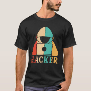 Retro Ethical Hacking White Hat Black Hat Hacker T-Shirt