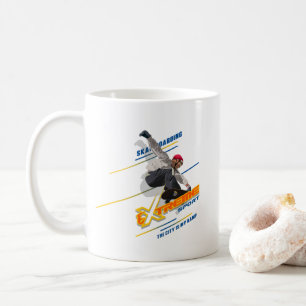 Retro Extreme Sport Skateboarder   #11 Classic Mug