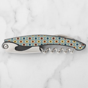 Retro Eye Pattern Corkscrew