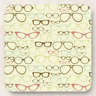 Retro Eyeglass Hipster Coaster