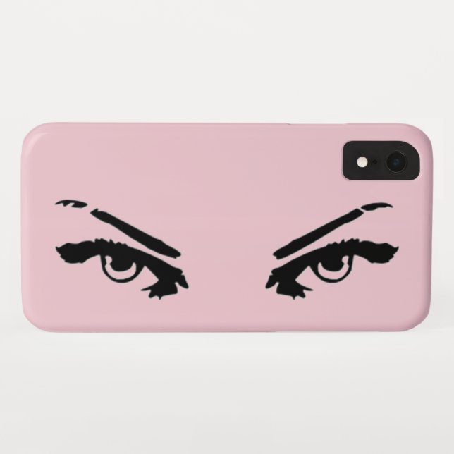Retro Eyes Case-Mate iPhone Case (Back (Horizontal))