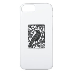 Retro F Caw F Crow Funny Saying Meme Design Case-Mate iPhone Case