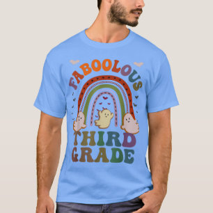 Retro FABOOLOUS 3RD GRADE TEACHER Costume This Is  T-Shirt