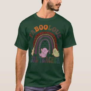 Retro FABOOLOUS ESOL TEACHER Costume This Is My Sc T-Shirt